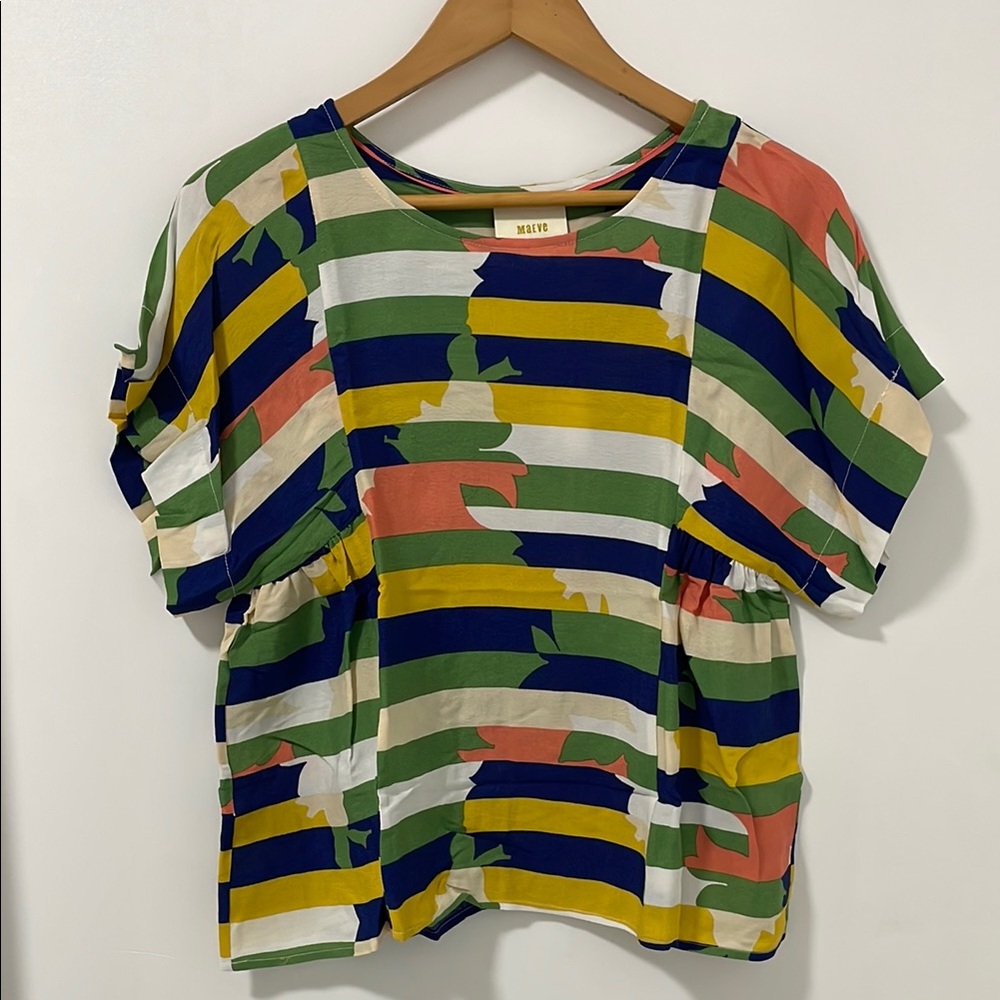 ANTHROPOLOGIE Maeve Colorful Top - Picture 5 of 5